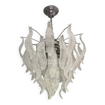 Leafes Murano Glass Chandelier in Vintage Style