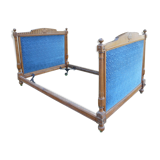 Bed time Louis XVI velvet blue stamp frame