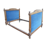 Bed time Louis XVI velvet blue stamp frame
