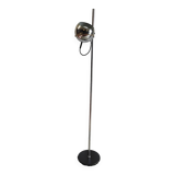 Eyeball type floor lamp/reading light in chrome metal - 1970s
