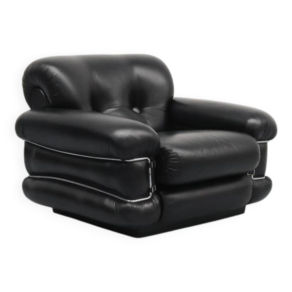 Fauteuil Pompon italien par Ceriotti 1970