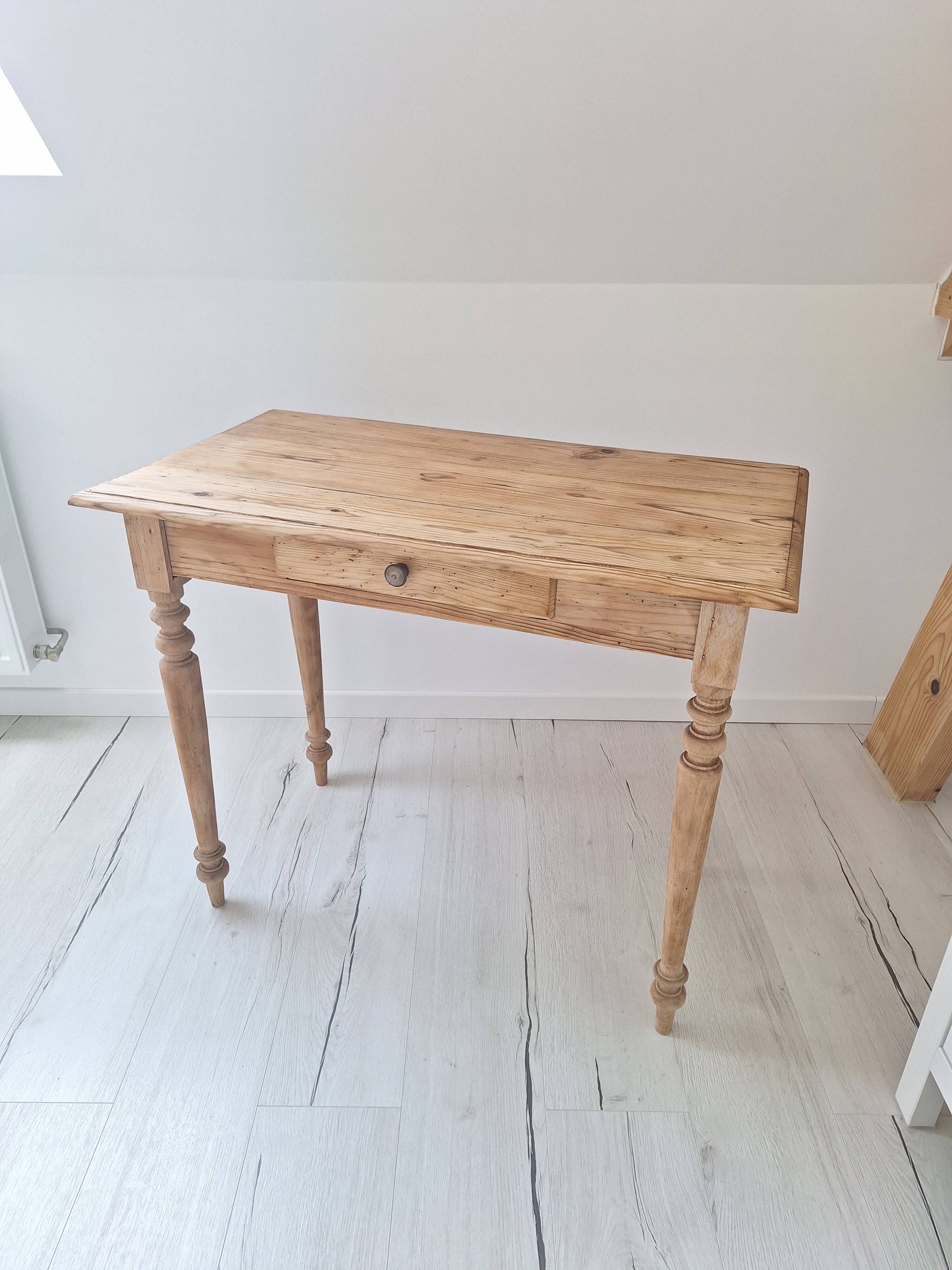 Bureau / Console / Table d'appoint de ferme style campagne en bois massif