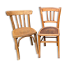 Lot de 4 chaises bistrot dépareillé