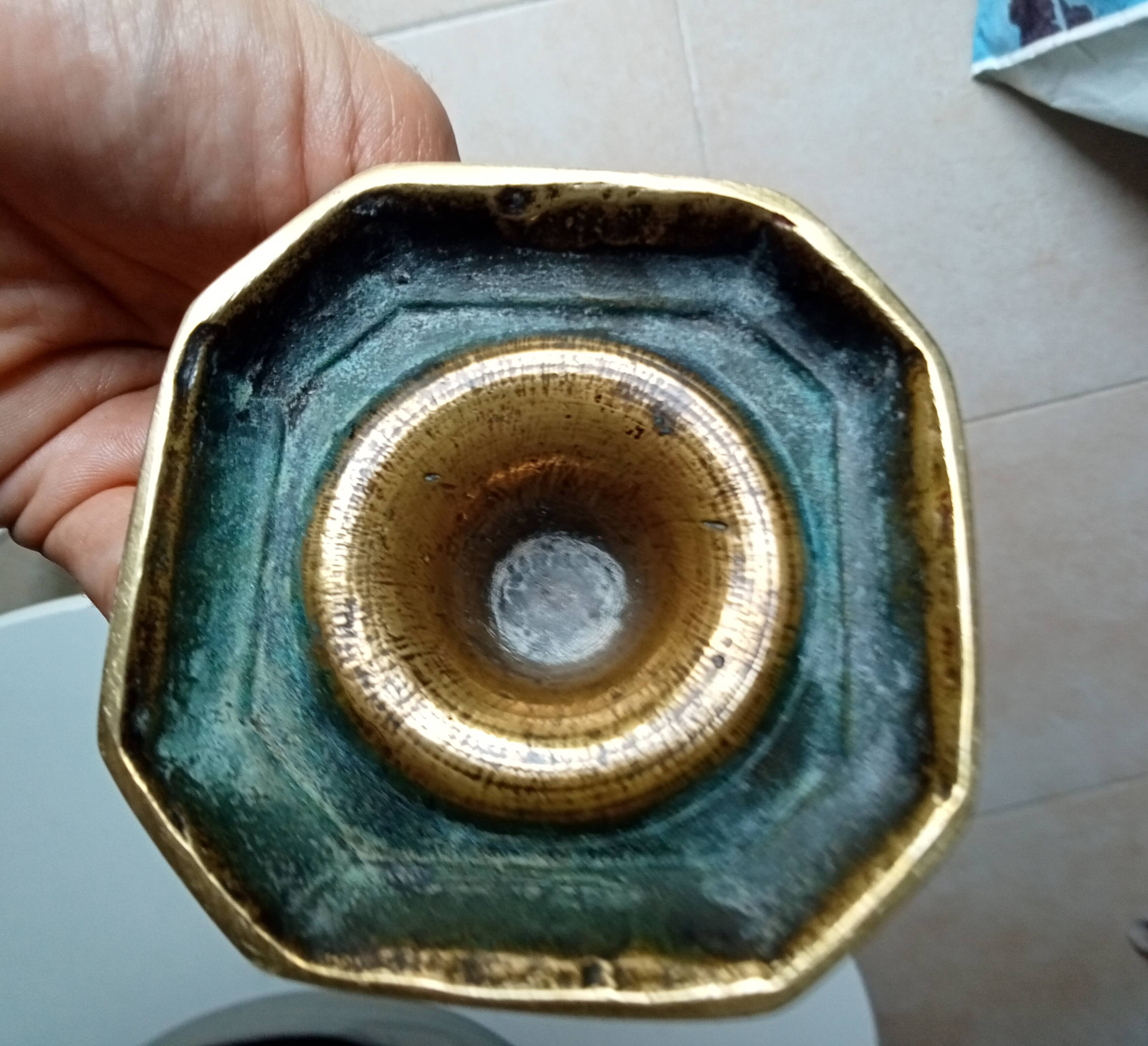 Antique candlestick, early 18th century, Regency style