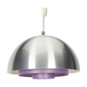 Purple hanging lamp by Jo Hammerborg for Fog & Morup