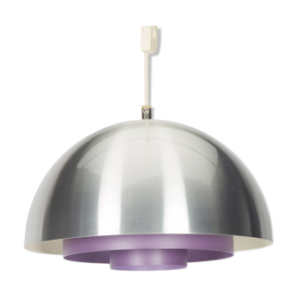 Purple hanging lamp by Jo Hammerborg for Fog & Morup