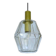 Vintage Apace Age Limburg Glass Pendant Light