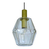 Vintage Apace Age Limburg Glass Pendant Light