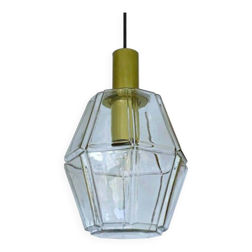 Vintage Apace Age Limburg Glass Pendant Light