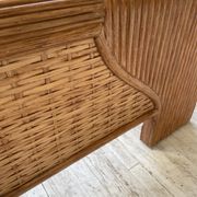 Bed 1 place "palm" wicker and rattan Vivai Del Sud