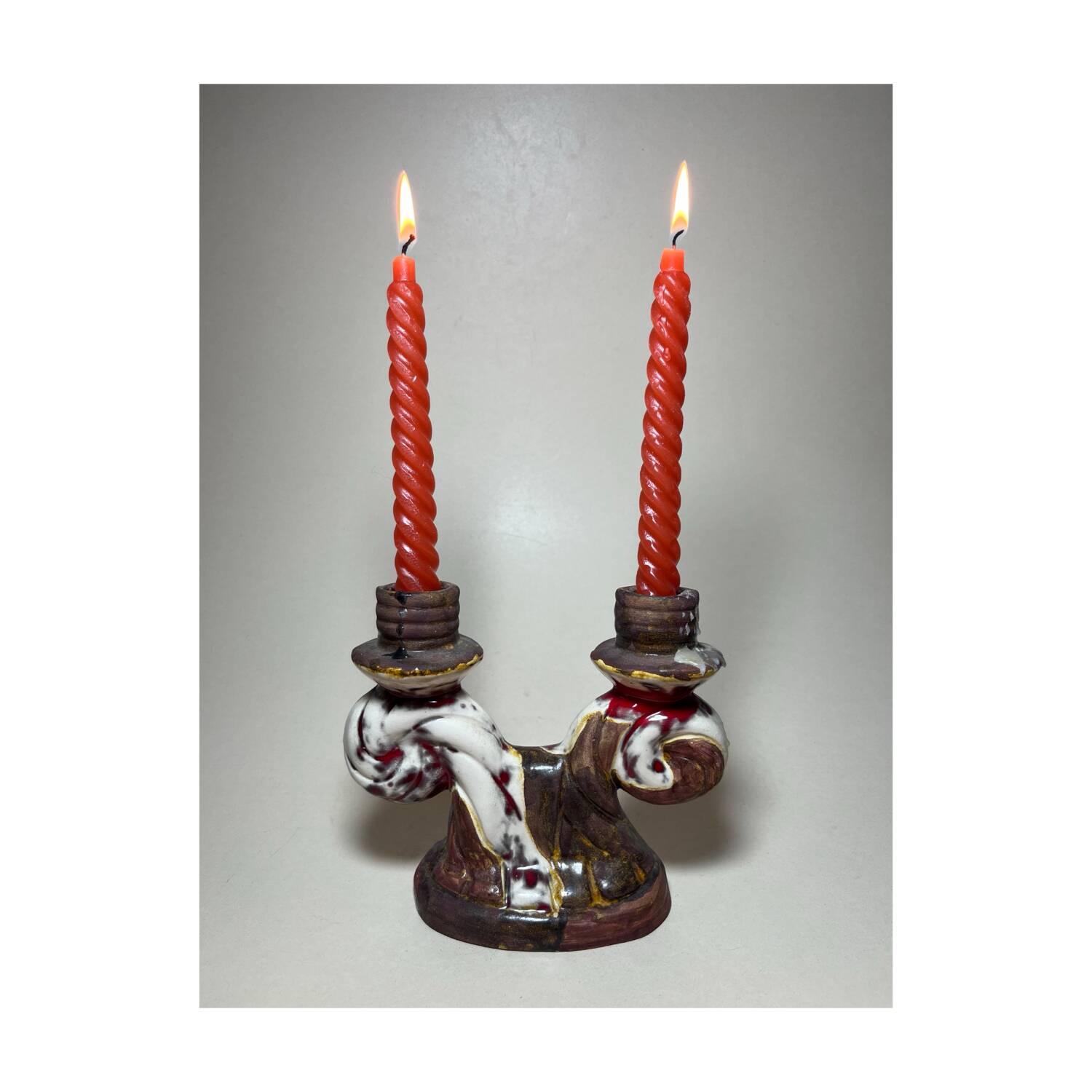 Ceramic candlestick