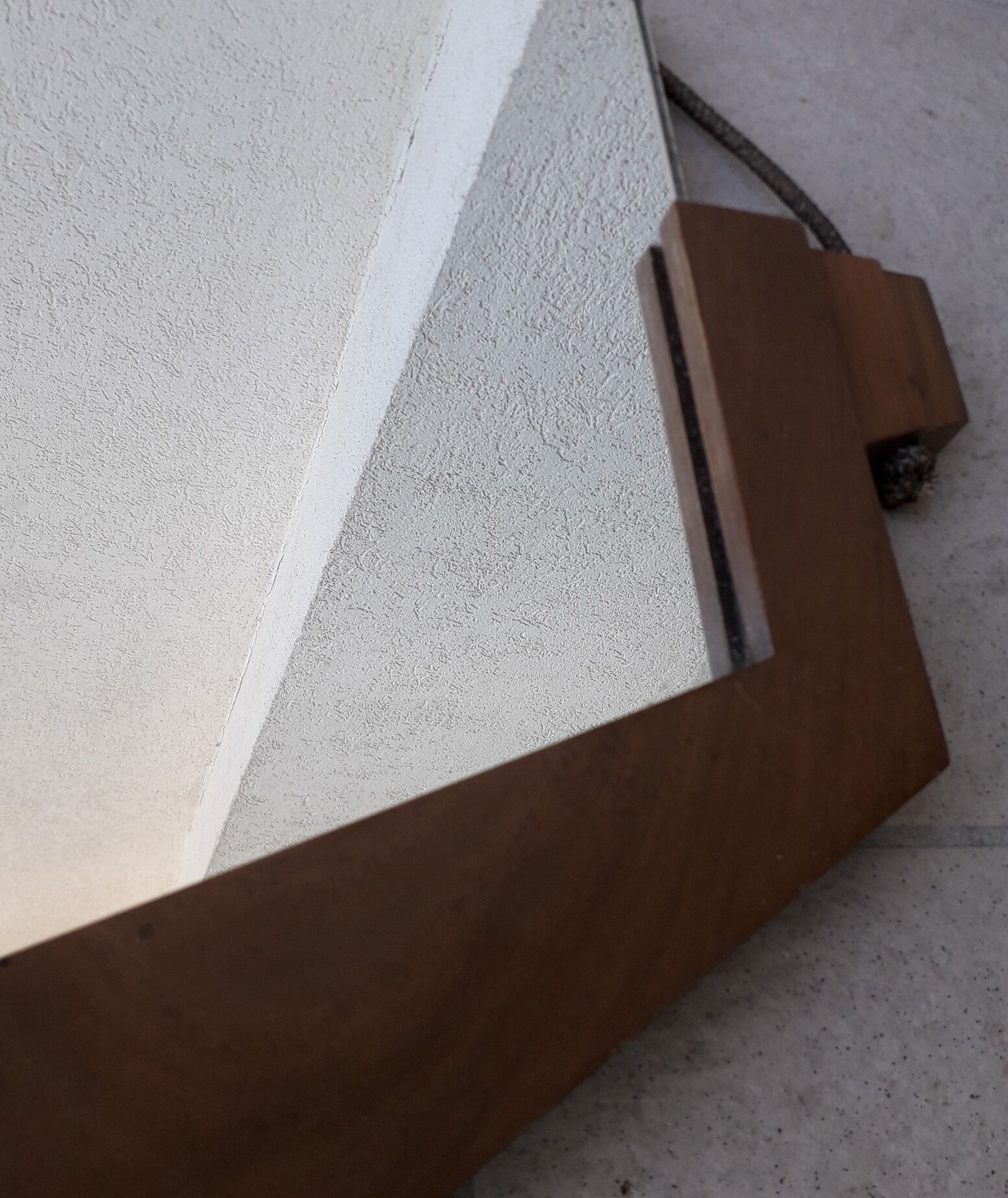 Miroir années 60 bois