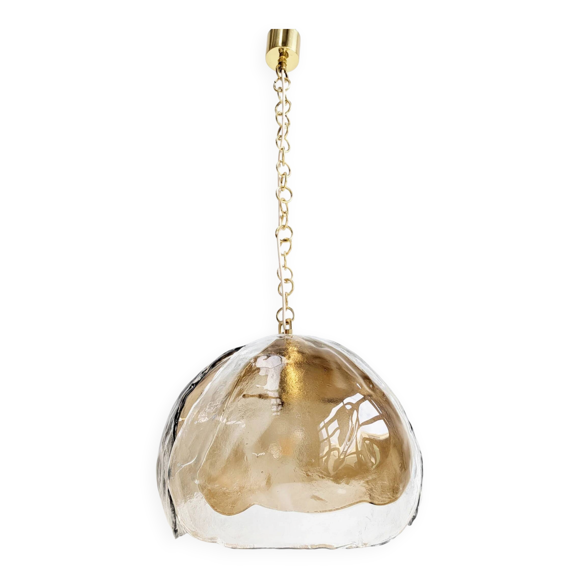 Murano glass chandelier by Kaiser Leuchten 1970s