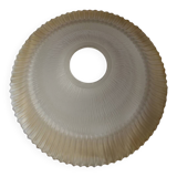 Bicolour glass bowl-shaped lampshade