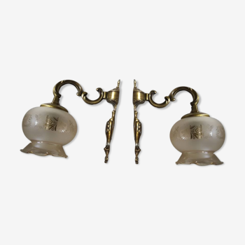 Pair of Louis XV style wall sconces