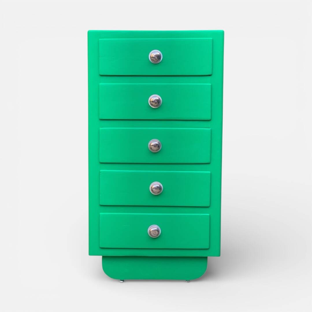 Chiffonnier art déco vert