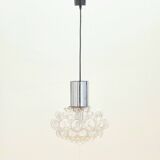 Large Mid Century Glass Ceiling Light by Helena Tynell for Limburg, 1960s