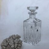 Chiseled crystal carafe