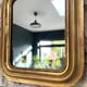 Antique mirror 42.5/36.5cm Louis-Philippe gilded with gold leaf, mercury