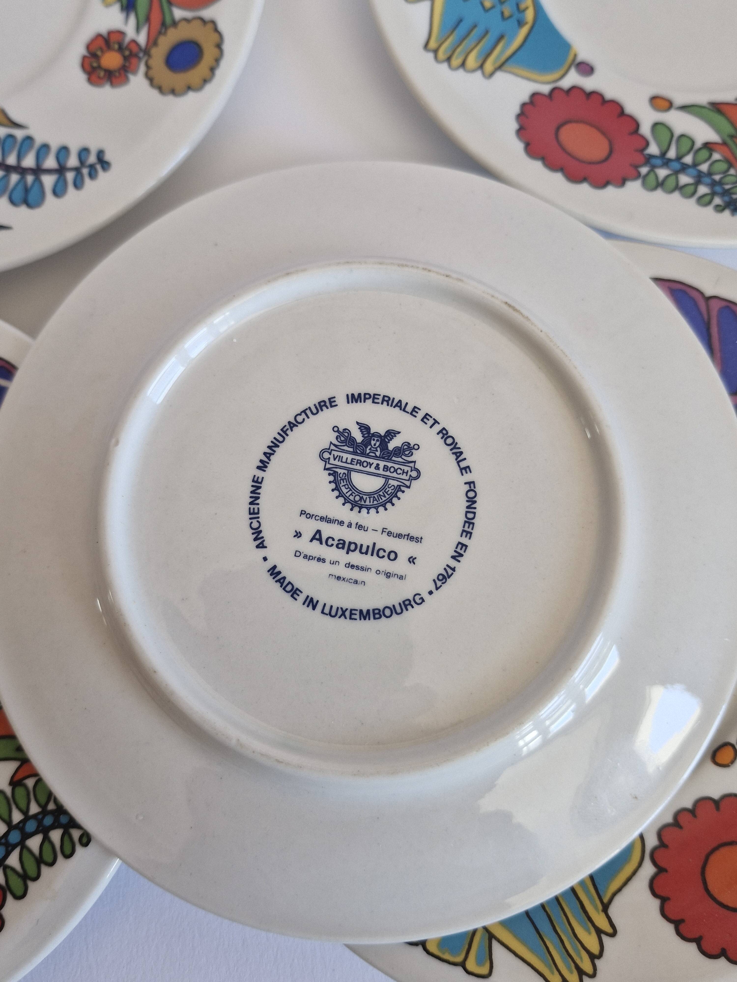 Villeroy & Bosch Acapulco service saucers