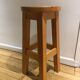Tabouret sellette en pin années 70