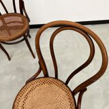 4 bentwood bistro chairs, circa 1910