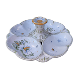 Plat à apéritif en porcelaine