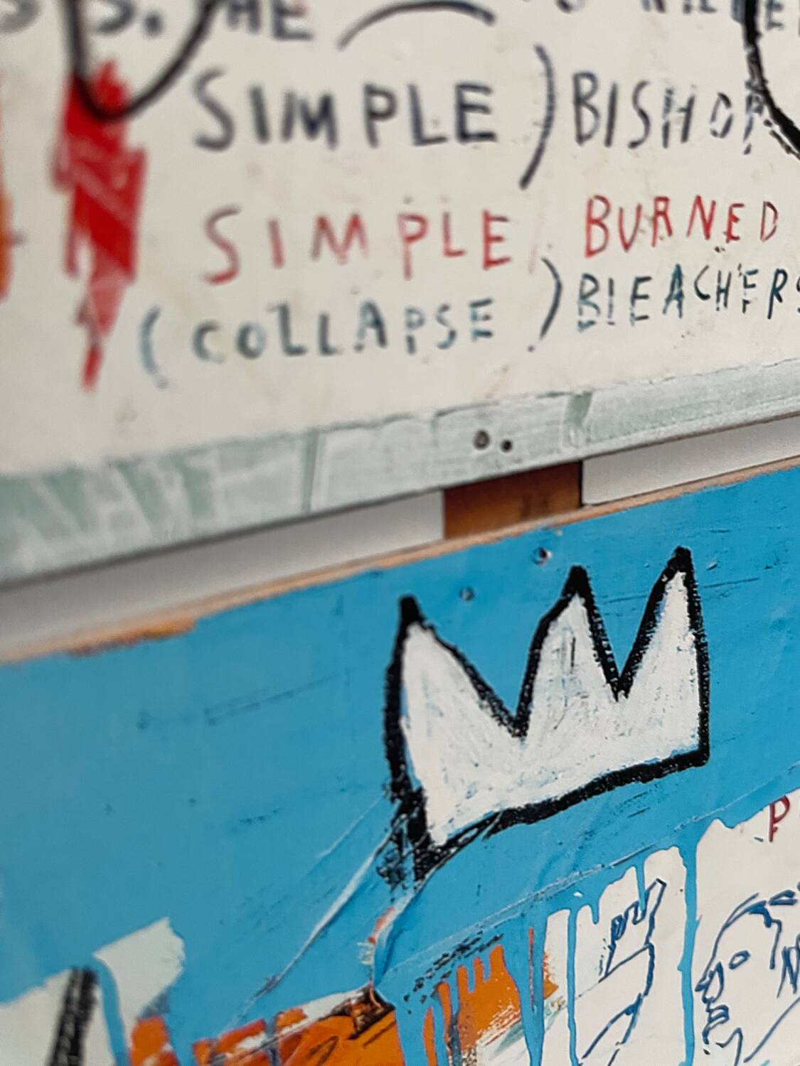 Jean Michel Basquiat (1960-1988) Piscine Versus the Best Hotels,1982, Licensed by Artestar NY