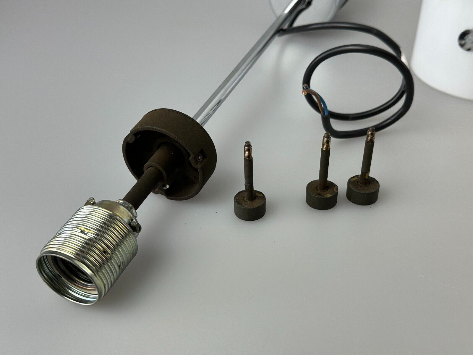 XL 60s 70s ceiling lamp ball lamp Glashütte Limburg Germany glass design