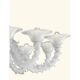 Contemporary White Rezzonico Glass Chandelier