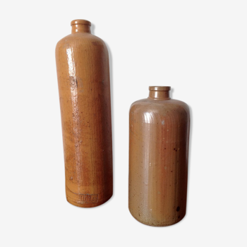 Vintage stoneware bottles