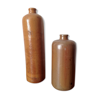 Vintage stoneware bottles