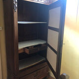 Wardrobe with mirror