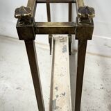 Brass and sheet metal umbrella stands from the 20th century.