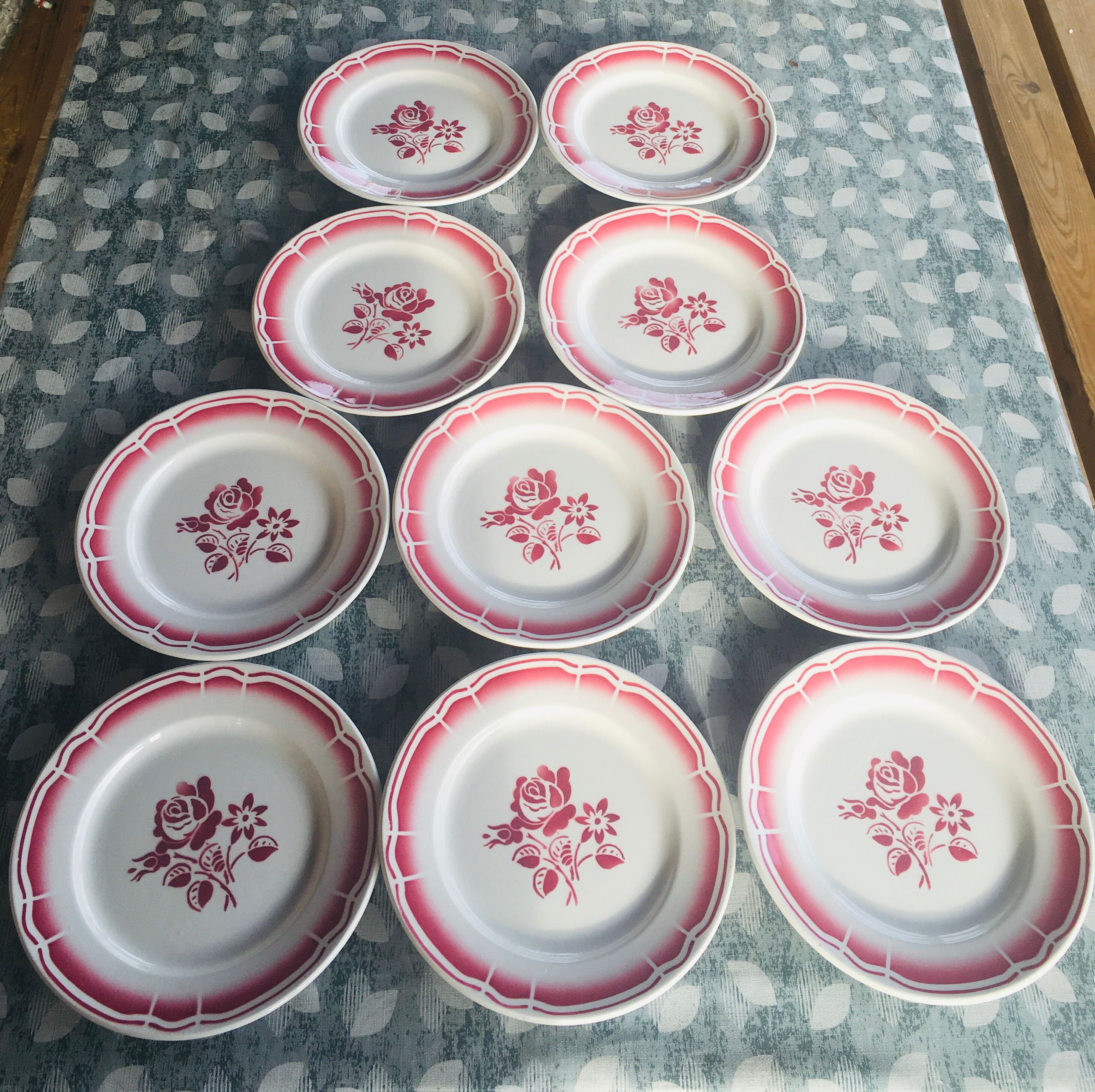 Dessert plates Badonviller