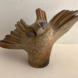 Ceramic owl atelier Palègre, France, 1970