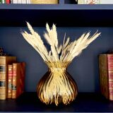 Vase en verre taillé