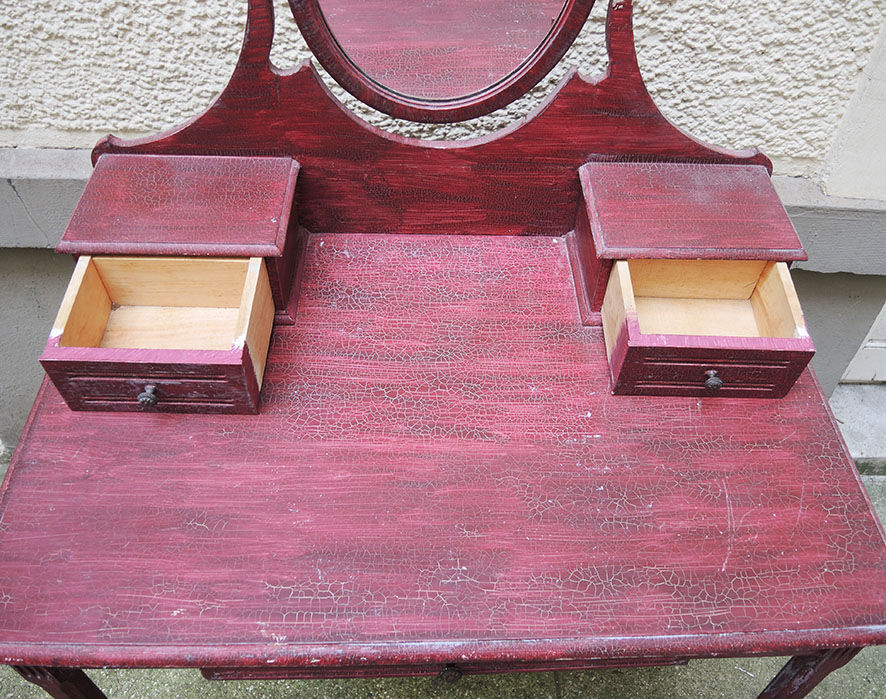 Old wooden dressing table