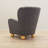 Grey armchair, Scandinavian design, production: Denmark