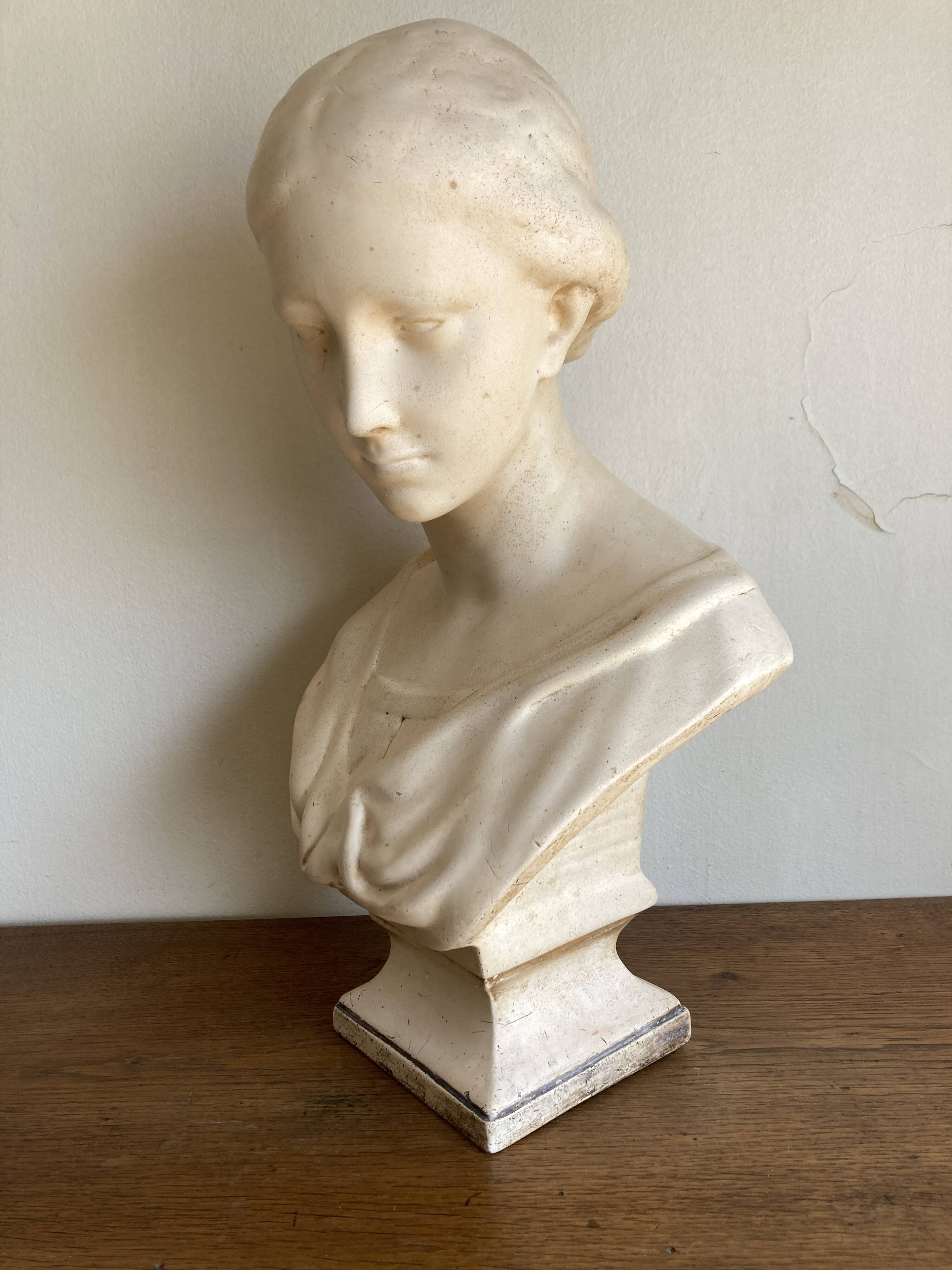 Plaster head known as Wicar, Renaissance Italy 17th century, Louvre Museum