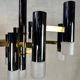 Vintage design 'hexagon' black & gold chandelier – Boulanger