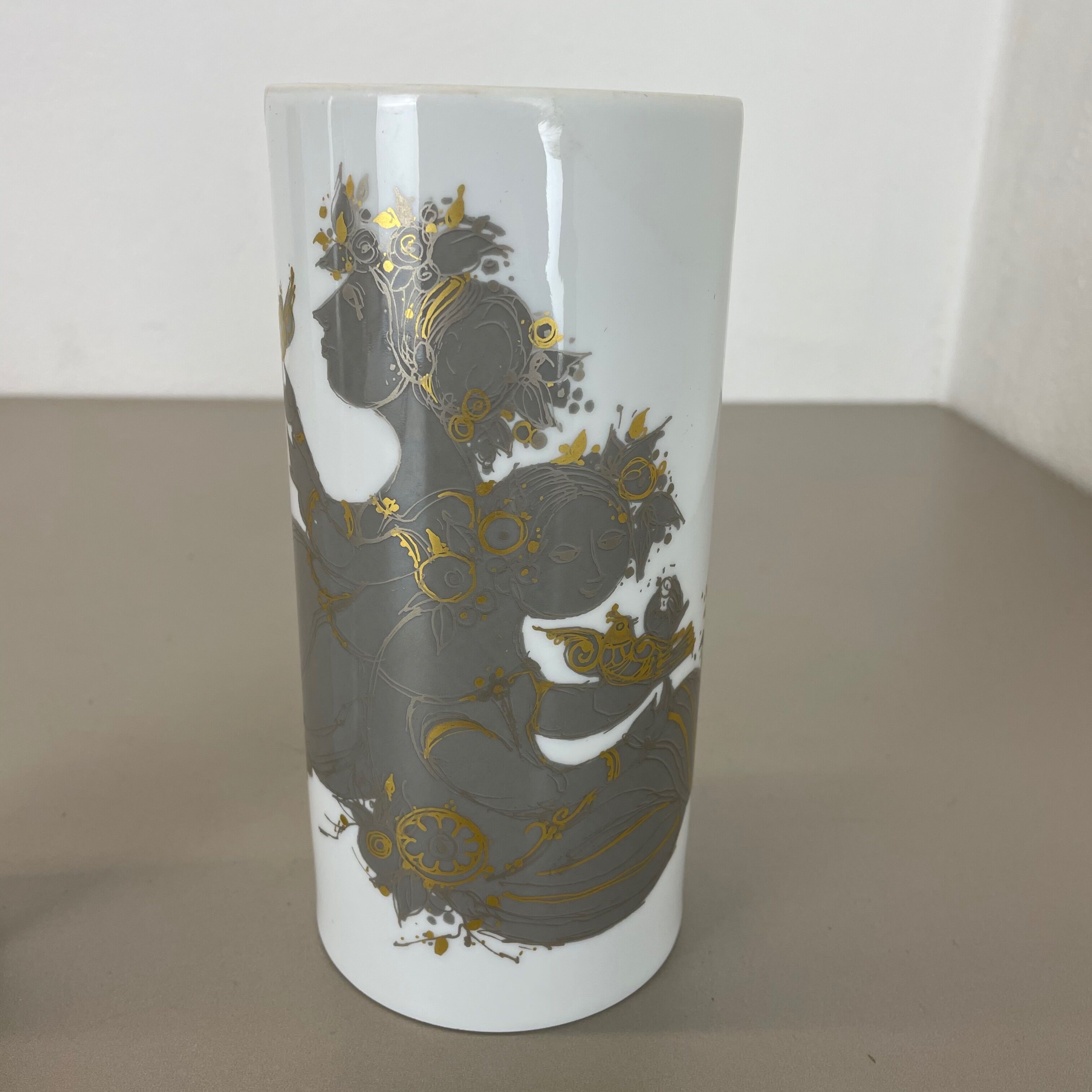 Set of 2 Porcelain Vase by Björn Wiinblad for Rosenthal Studio Line Germany 1970