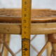 Tabouret vintage en rotin