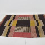 Rare Geometric Carpet by Antonin Kybal, 1948s