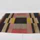 Rare Geometric Carpet by Antonin Kybal, 1948s