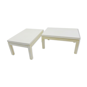 paire de tables laqué