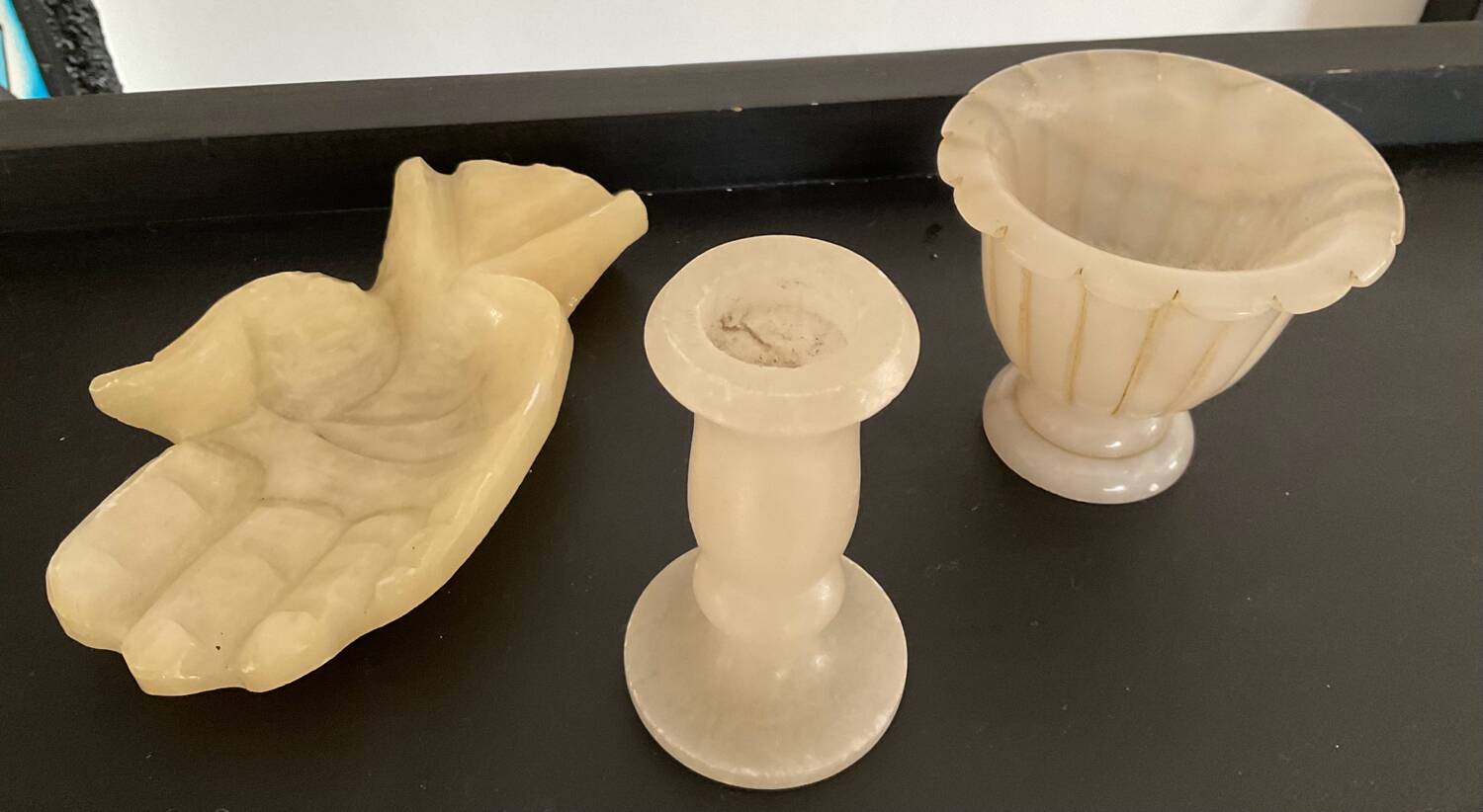 Vintage alabaster series from the 70s