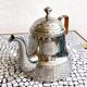 Plated art deco teapot jug, Christofle, France, 1940s.