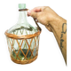 Demijohn wicker basket
