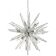 Lustre en verre stalactite Murano